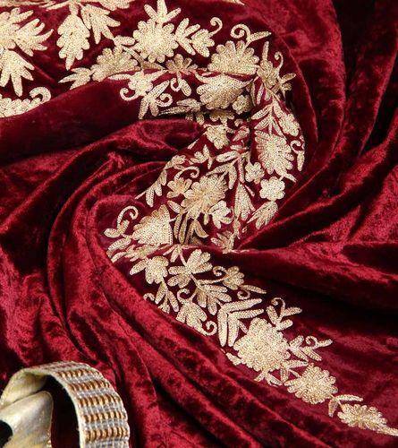 آموزش جواهر دوزی با پارچه مخمل