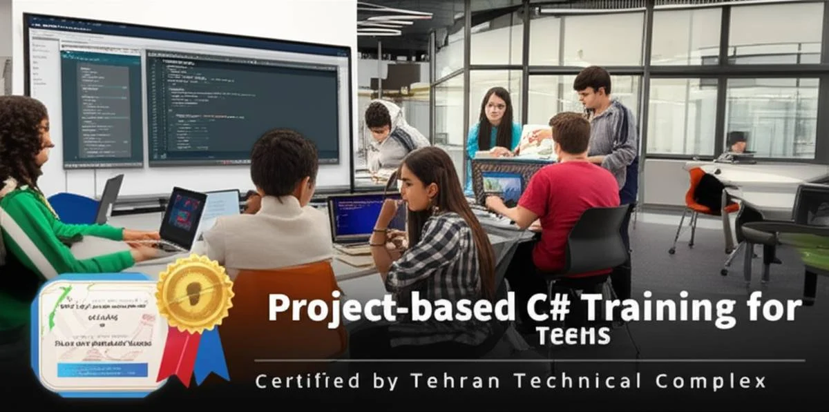 آموزش پروژه محور C# برای نوجوانان با مدرک معتبر از مجتمع فنی تهران