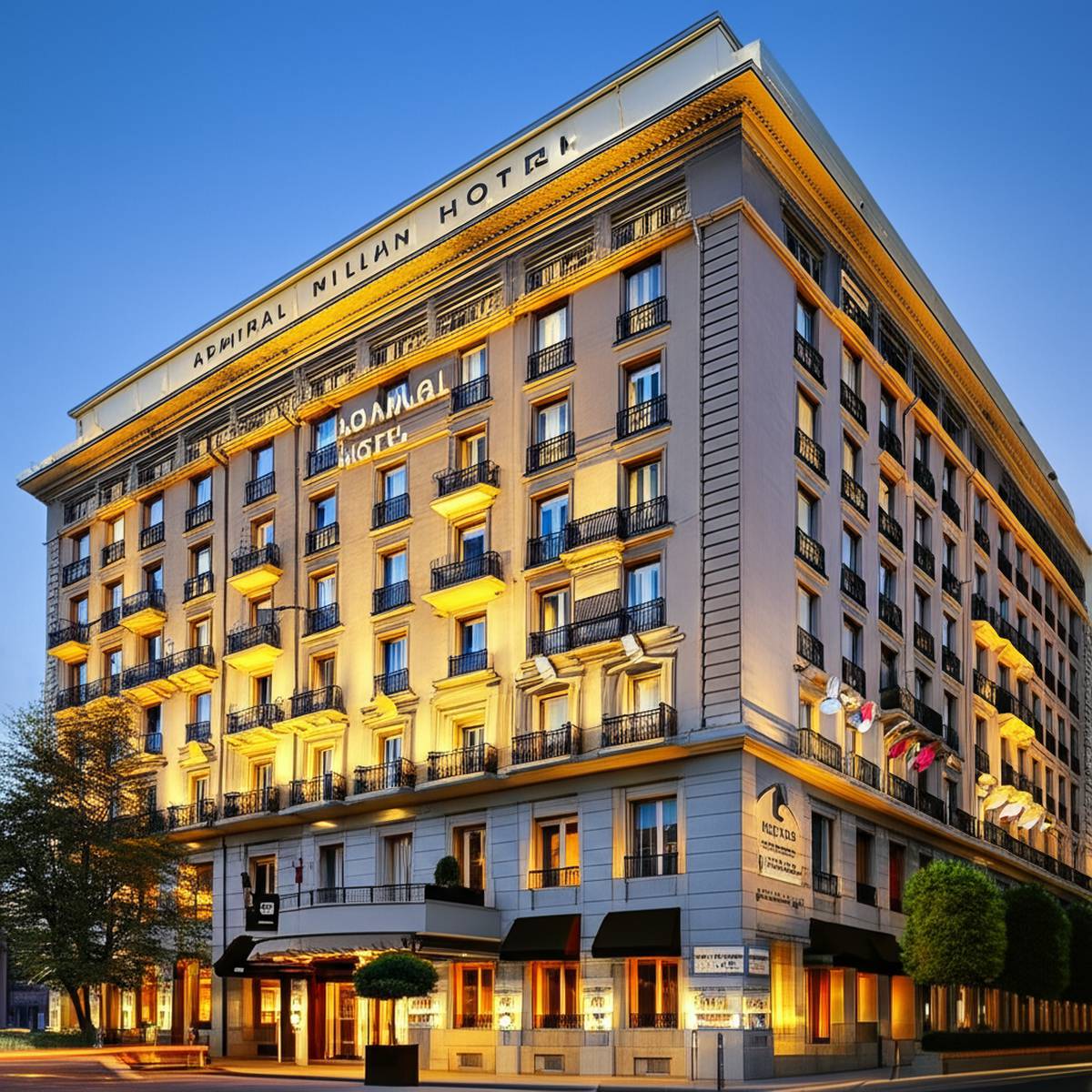 هتل ادمیرال میلان | Admiral Milan Hotel | رزرو آنلاین