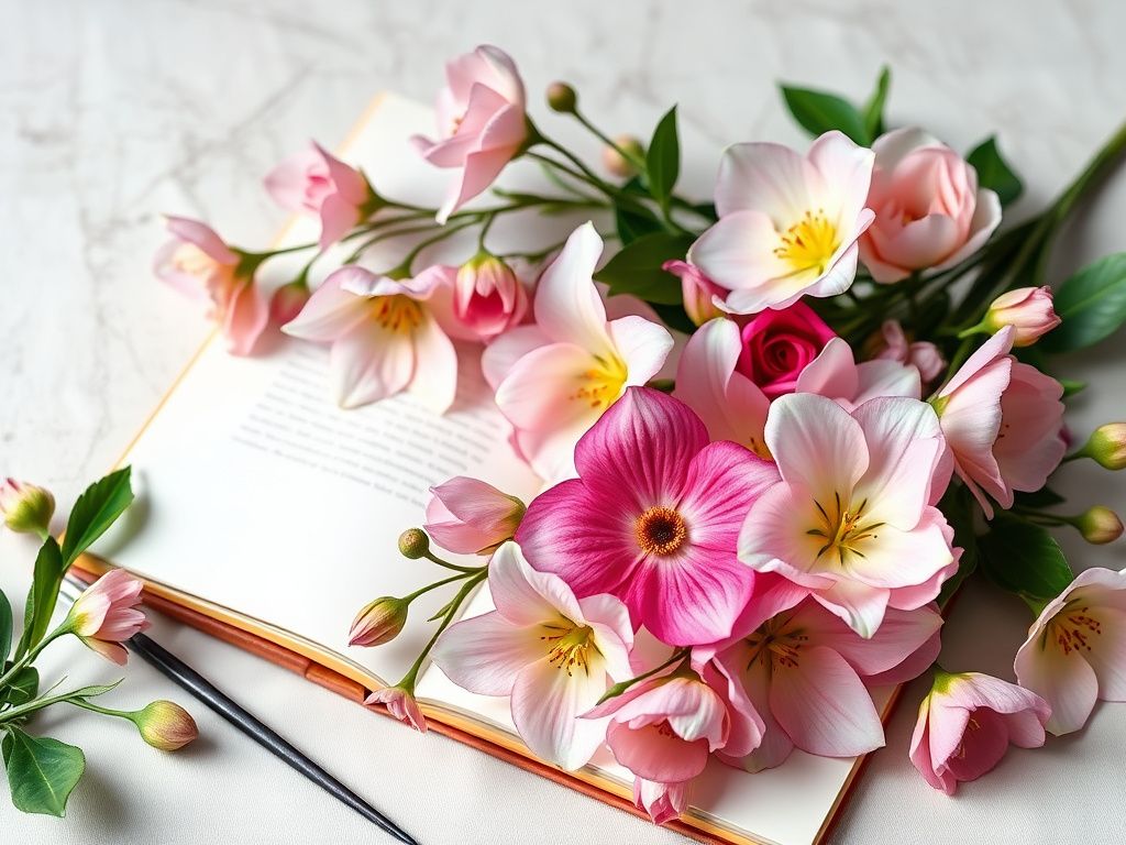 آموزش نقاشی گل مرحله به مرحله – خلاصه کتاب گل‌ها ۲