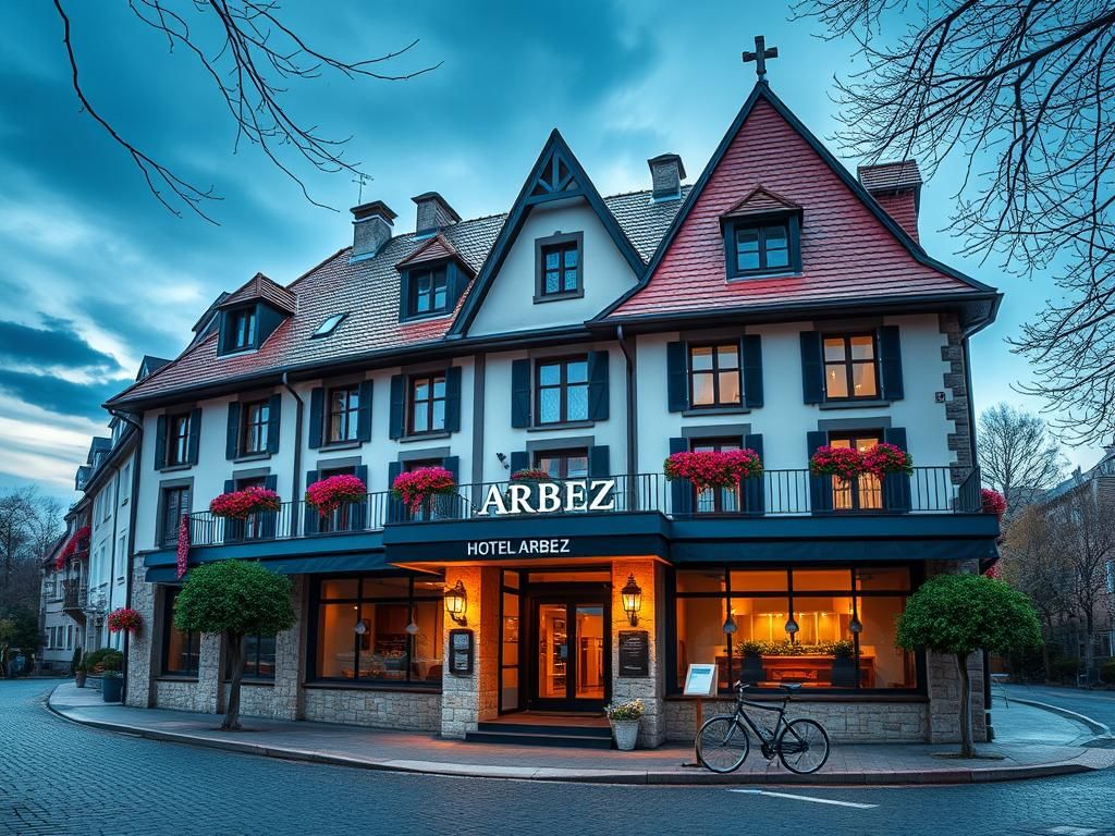 هتل ۲ ستاره آربز Hotel Arbez | اقامت در مرز دو کشور