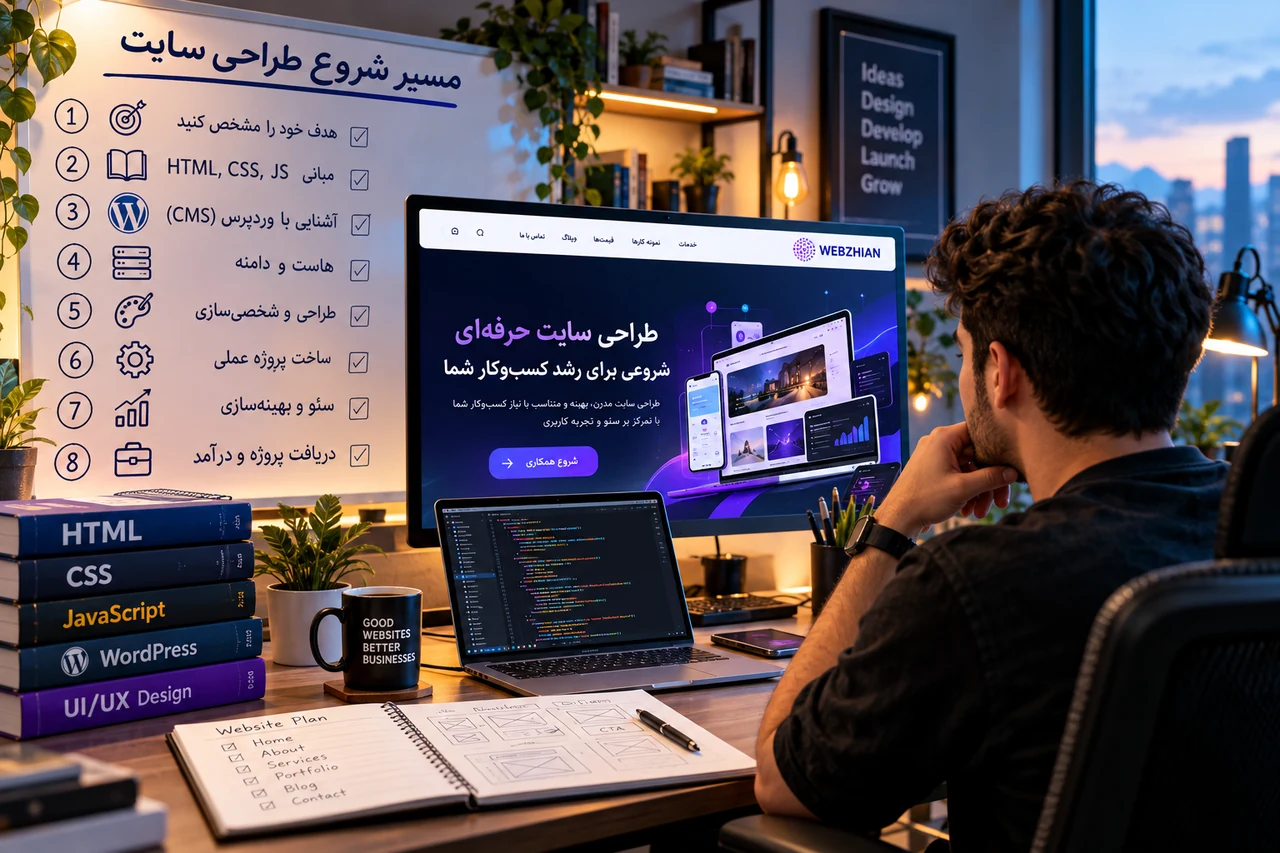 برنامه نویسی | طراحی محیط یادگیری طراحی سایت با HTML CSS JavaScript وردپرس و طراحی رابط کاربری